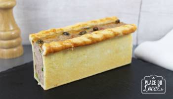 Pâté en croûte apéritif pistache