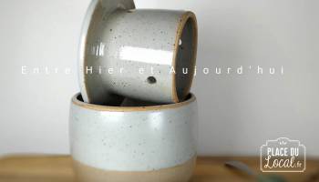 Beurrier à eau en grès