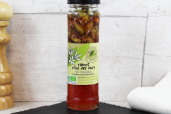 Fleurs à l'ail des ours au vinaigre